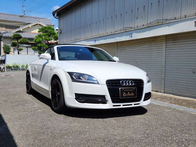 アウディ TTロードスター2.0 TFSI　ナビ地デジ　ETC 　革なし　オープン整備済み　水回り関係整備交換済み オートマオイル交換歴有り （ホワイト）