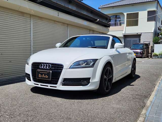 アウディ TTロードスター2.0 TFSI ナビ地デジ ETC 革なし オープン整備済み 水回り関係整備交換済み オートマオイル交換歴有り （ホワイト）